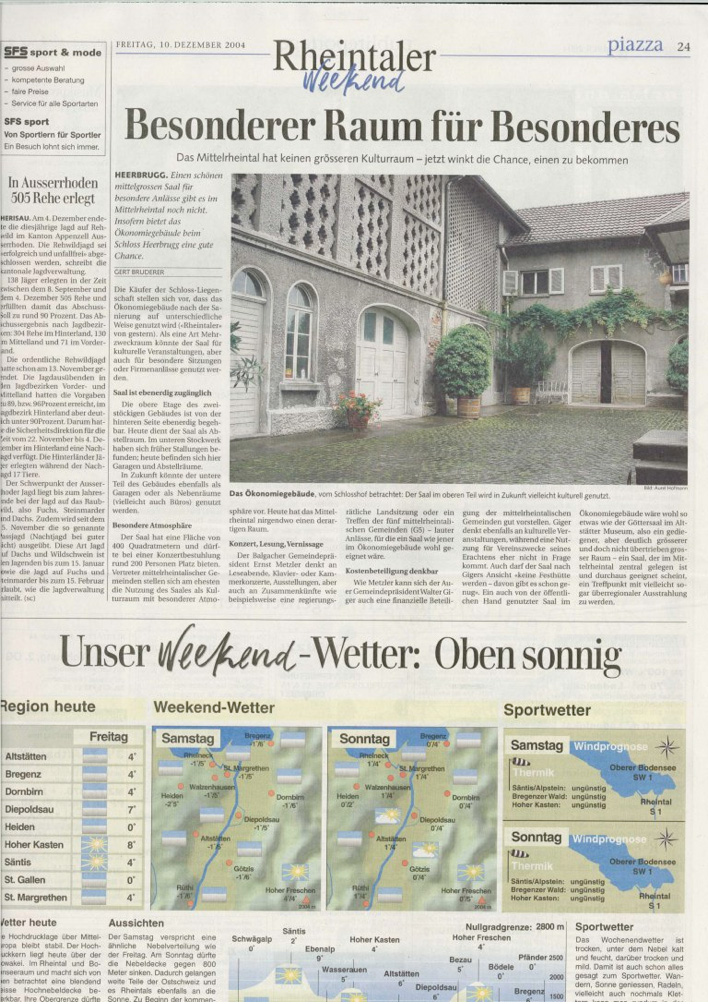 Bild - Text: Besonderer Raum für Besonderes